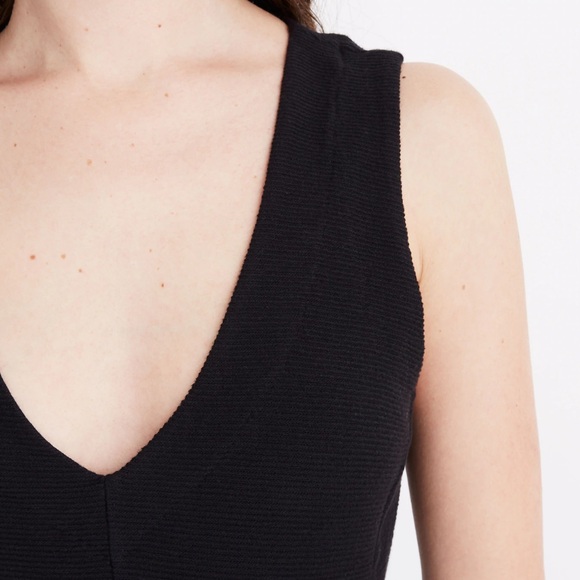 Madewell Texture & Thread Black Wide-Leg Jumpsuit, Womens Size Small - Picture 2 of 13